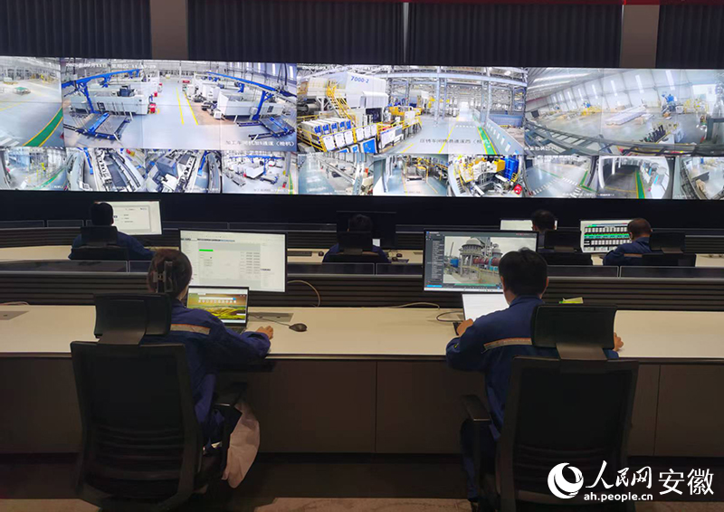 安徽宝镁信息化平台。人民网记者 胡雨松摄
